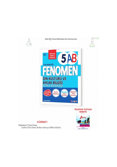 Fenomen 5 Din Kültürü Ve Ahlak Bilgisi A-b Soru Bankası 5-002