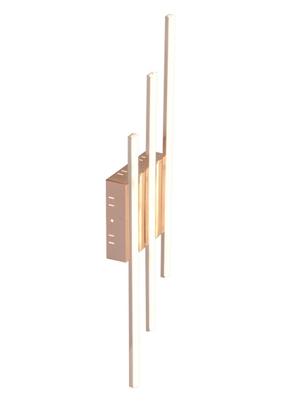 Pl 06 3 Model Gold 3 Renkli Salon Ve Oturma Odası İçin İdeal Alüminyum Avize, 15x65 Gold