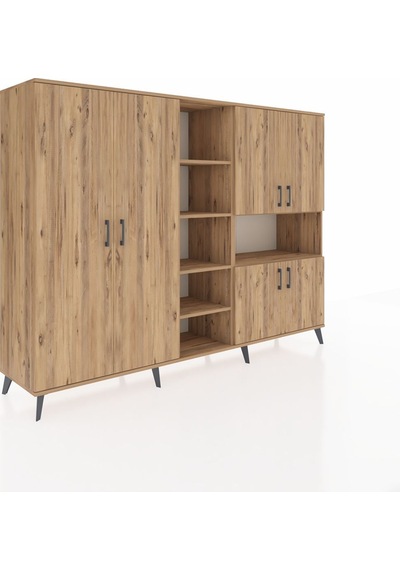 Hyperion Dolap 13 Raflı 6 Kapaklı 220x44x163 Çam-çam Atlas Çam - Atlas Çam Hyperion Dolap 13 Raflı 6 Kapaklı 220x44x163 Çam-çam Atlas Çam - Atlas Çam