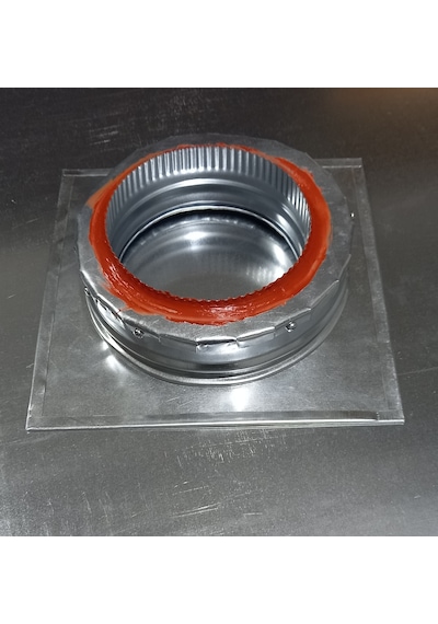 Isı Yalıtımlı Yanmaz Boru Baca Çıkışı 130 Mm 13 Cm Boruya Uygun