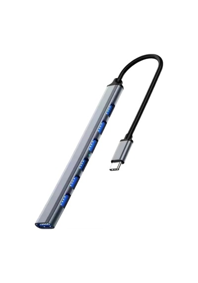 Büro Ev Ofis Cihazları İçin Usbc-7port Metal Connectör