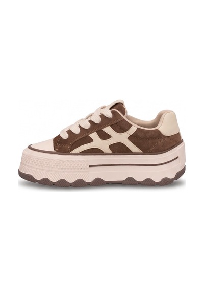 Guja 26blg366 Kadın Hakiki Deri Klasik Sneaker Camel