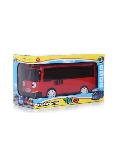 4 Lü Tayo Set - Işıklı Sesli Dönebilen Tayo 21 x 9.50 Cm Oyuncak