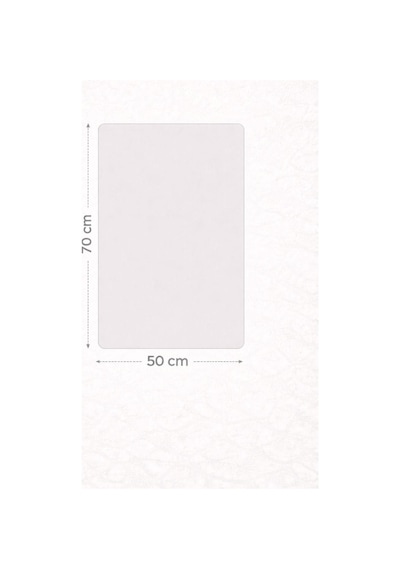 Buççin Online Mağaza Jakarlı Örme Welsoft Ayak Havlusu Ayak İzi Desenli Yumuşak Dokulu 50 X 70 Cm Polyester Orta 6 - 12 Çok Renkli