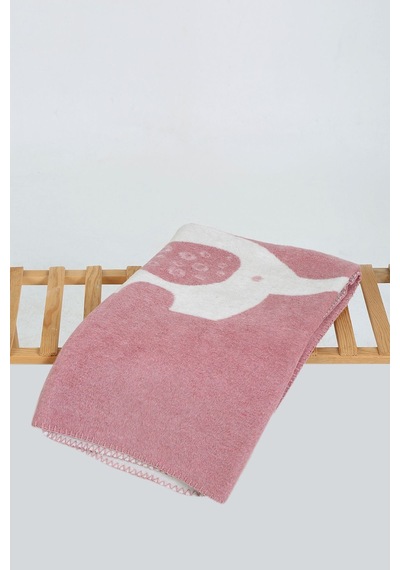 Yumuşak Bebek Çocuk Battaniyesi Mevsimlik 90x100 Cm Sb 885 Pembe