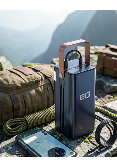 Powerbank 80000 Mah Süper Hızlı Şarjlı Çoklu Usb Çıkışlı Uczzz80000powerbank-3 Çok Renkli