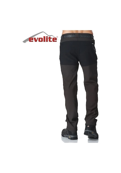 Evolite Freebird Outdoor Erkek Pantolon 4-yön Esnek Stretch, Şardonlu Sıcak İç, Kayak &amp Amp Trekking Siyah