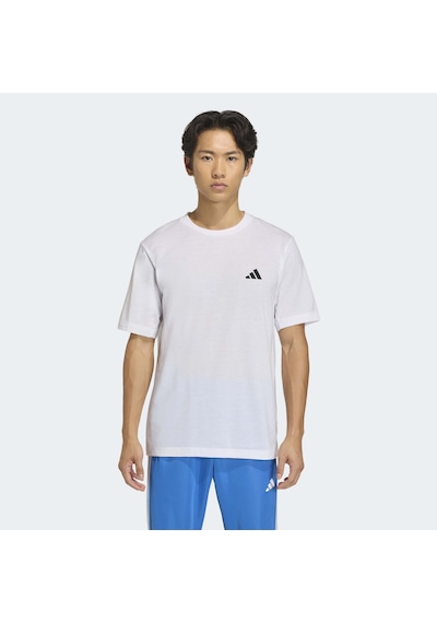 Adidas Workout Essentials Feelready Erkek Beyaz Antrenman T-shirt Kd5477