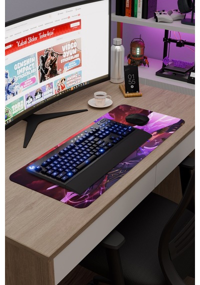 The Eminence İn Shadow Anime V4 - 70x30 Xl Gaming Kauçuk Kaymaz Taban Mouse Pad Fare Altlığı