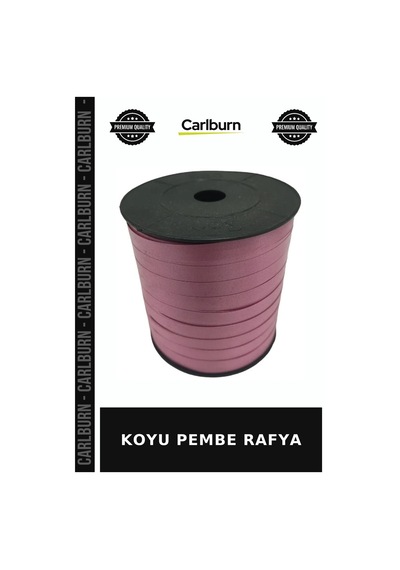 Özel Üretim Koyu Pembe Rafya Yaprak İp Proje İpi +3