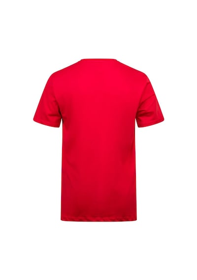 2as Alex Baskılı Erkek Sıfır Yaka T-shirt 035 Kırmızı