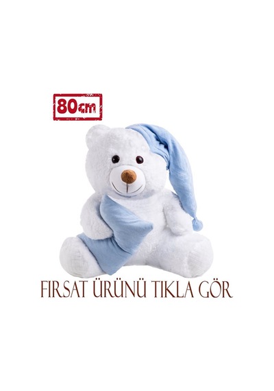 80 Cm Mavi Yastıklı Uyku Arkadaşı Peluş Ayıcık 80 Cm Mavi Yastıklı Uyku Arkadaşı Peluş Ayıcık