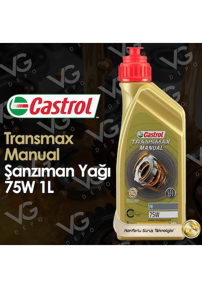 Castrol Transmax Manual Fe 75W Şanzıman Yağı 1 L