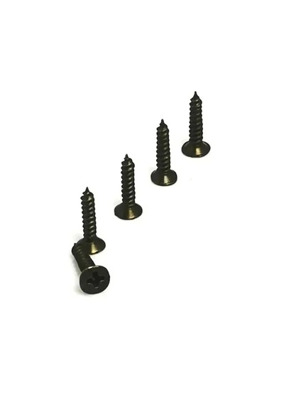 Jenerik Klips, Menteşe, Ayak Vidası 2,2x7,5mm Çelik - Siyah 100 Adet