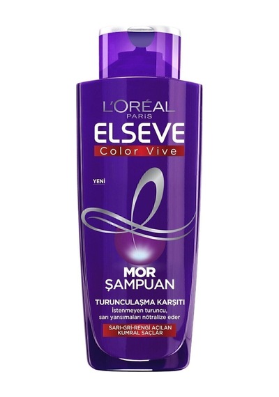 L'oréal Paris Elseve Turunculaşma Karşıtı Mor Şampuan 200ml 2'li Set İnce Telli