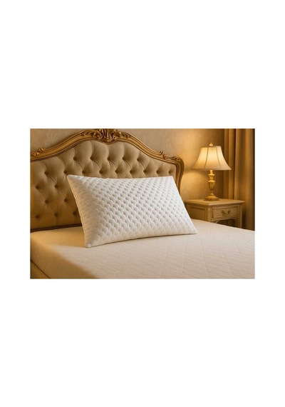 Opulent Pamuklu Sıvı Geçirmez Ses Yapmayan Yastık Alezi Krem Rengi - 780006472 Krem Rengi