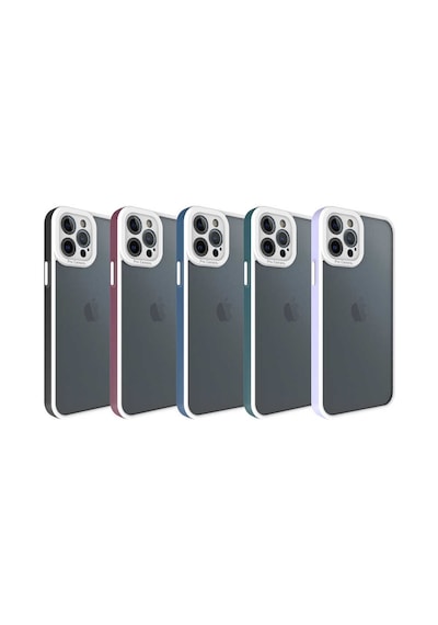 Apple Uyumlu iPhone 12 Pro Max Mima Kılıf mürdüm Mürdüm
