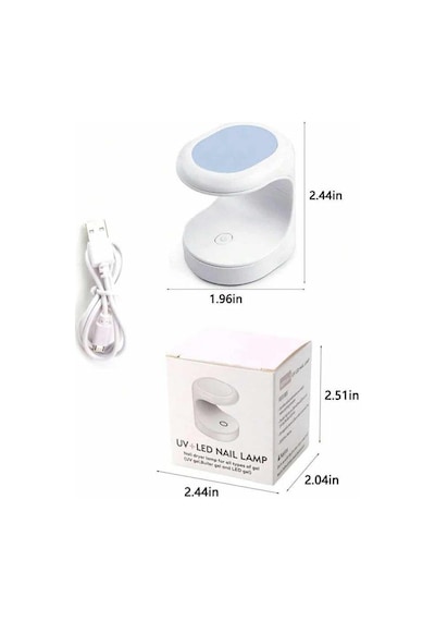 Kalıcı - 124 - Oje Kurutucu Uv Led Teknolojisi Tnabilir Mini - Glblseme - Tırnak Kurutucu