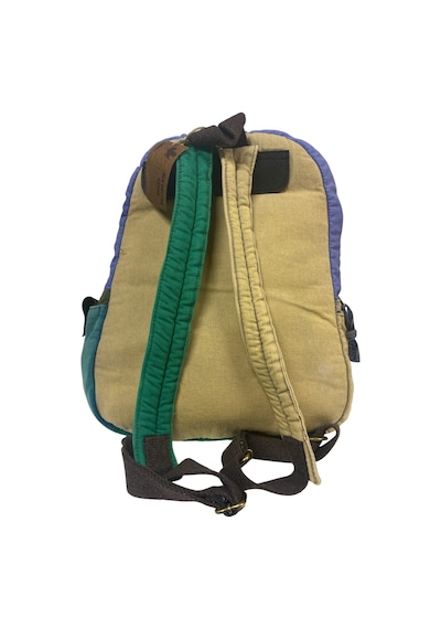 Old Cotton Cargo Kaliteli Renkli Vintage Disayn Günlük Sırt Gezi Okul Seyahat Çantası 31 Cm X 41 Cm Haki