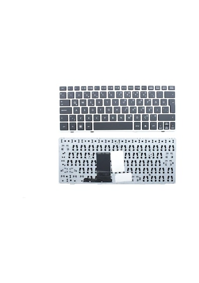 HP Uyumlu Elitebook 2560P, 2570P, B292 Notebook Klavyesi (Siyah TR)