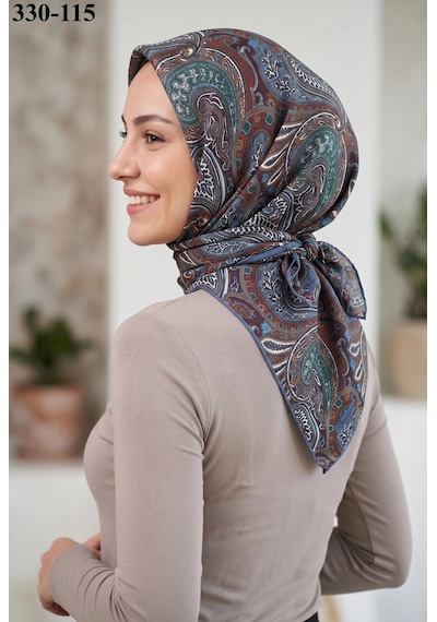 Moonscarfs Moonscarf Soft Pamuk Eşarp 330-115 Çok Renkli