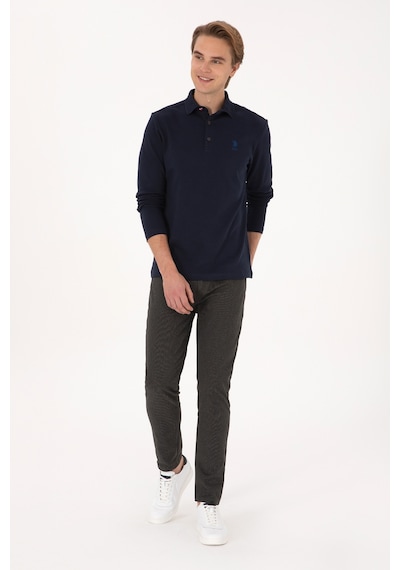 U.S. Polo Assn. Erkek Koyu Yeşil Kanvas Pantolon 50311608-VR079
