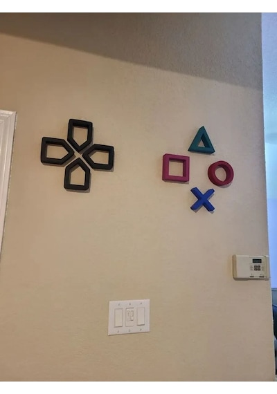 Playstation Duvar Dekoru 8 Parça Küçük Boy Yapışkanlı 3