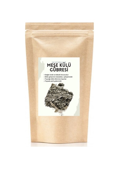 Meşe Külü Gübresi, Doğal Meşe Odunu Külü, Bitki Yetiştirme Gübresi, Böcek Kovucu 1 Kg