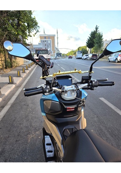 Motocam Apache Ventro 150 Ön Cam 2022-2026 Model 55cm Şeffaf Renkli 4mm Kısa