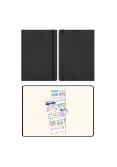 A5 Bullet Journal Noktalı Defter 140 Gr. 80 Yaprak Deep Charcoal Genel