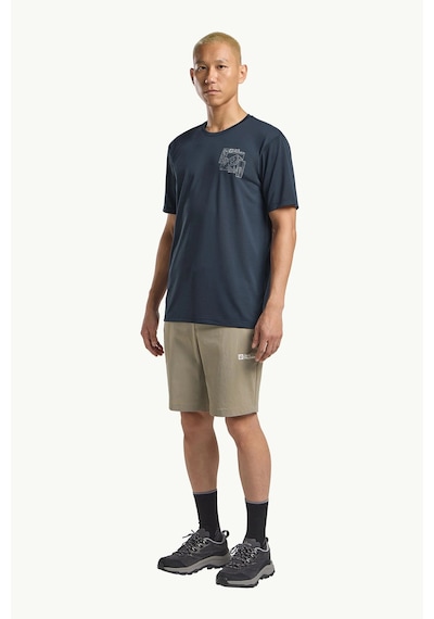 Jack Wolfskin Hıkeout Shorts M Gri Erkek Şort 000000000102233068 Gri