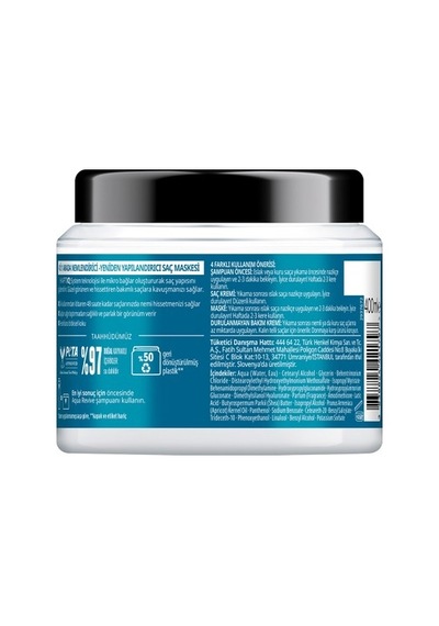 400ml Nemlendirici Ve Yeniden Yapılandırıcı Saç Maskesi
