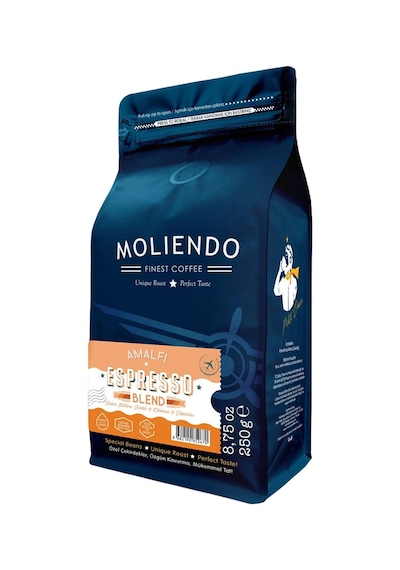Moliendo Amalfi Espresso Blend Çekirdek Kahve 250 G - 2 Adet Tarı