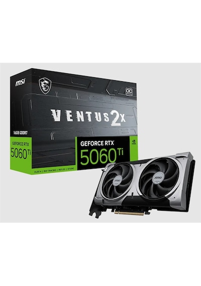 Msı Geforce Rtx5060tı 16g Ventus 2x Oc Plus 16gb Gddr7 128bıt 1xhdmı 3xdp Ekran Kartı