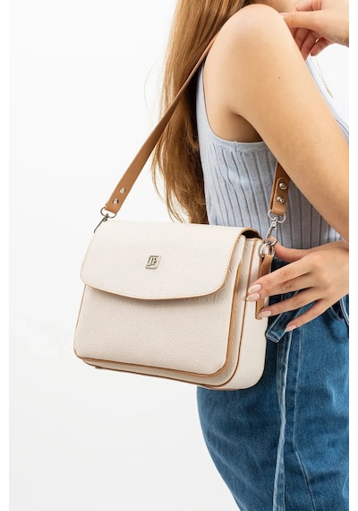 Just Polo Kadın Büyük Boy Ayarlanabilir Askılı Lüks El Ve Omuz Çantası Ebat : 29 X 19 Cm Krem - Camel 59660840