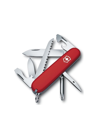 Victorinox Kamp Çakı 1.4613 Hiker 13 Fonksiyon Kırmızı İsviçre Kamp Çakısı Kırmızı