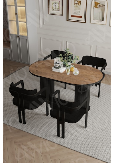 Avvio Marco Ptt Lake Mdf Ayak 4'lü Tokyo Metal Demonte Sandalye 80x140 Masa Sandalye Takımı Akça Avvio Marco Ptt Lake Mdf Ayak 4'lü Tokyo Metal Demonte Sandalye 80x140 Masa Sandalye Takımı Akça