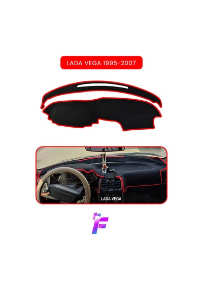 Lada Vega 1995-2007 Uyumlu Torpido,panel Örtüsü Hızlı Ve Kolay Montaj Kaymaz Tasarım Td21