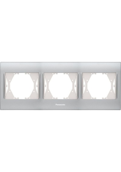 Panasonic Thea Blu Inox Matt Dore Üçlü Çerçeve Wbtf08035ım Tr