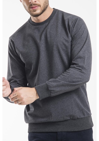 Erkek Bisiklet Yaka Regular Fit Sweatshirt Spr 20k30 001
