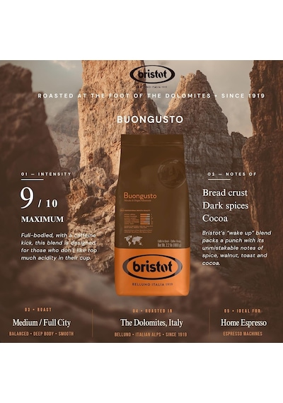 Tanışma Paketi 3 X 1 Kg Çekirdek Kahve - Özel Seçki Premium İtalyan Espresso Buongusto + Speciale + Classico Oro
