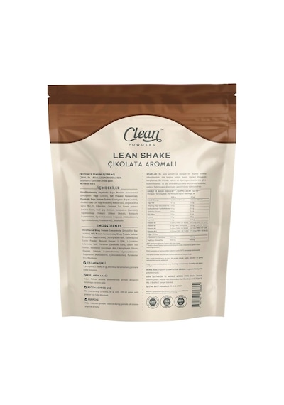 Clean Powders Lean Shake 600 Gr Çikolata