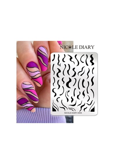 Nicole Diary Metal Stampa Tabakası X005 56252