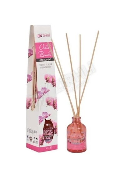 3 Adet Extrem Bambu Çubuklu Koku - Orkide 9 Lu 18 50 Ml Diğer