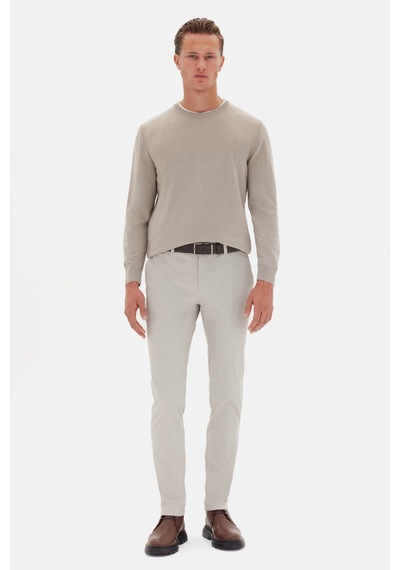 Twn Slim Fit Taş Armürlü Chino Pantolon 3ecc3ph013451 S01
