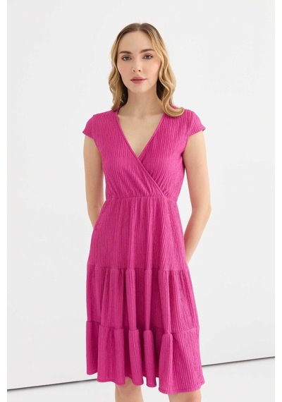 Selen Kadın Elbise 25ysl7638 Pembe