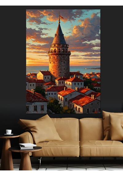 Ahşap Tablo Dalında Taze Mor Üzüm Salkımı