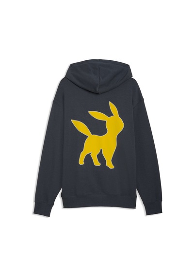 Puma X Pokémon Graphıc Erkek Geniş Kesim Kapüşonlu Sweatshırt 634915 76 Gri