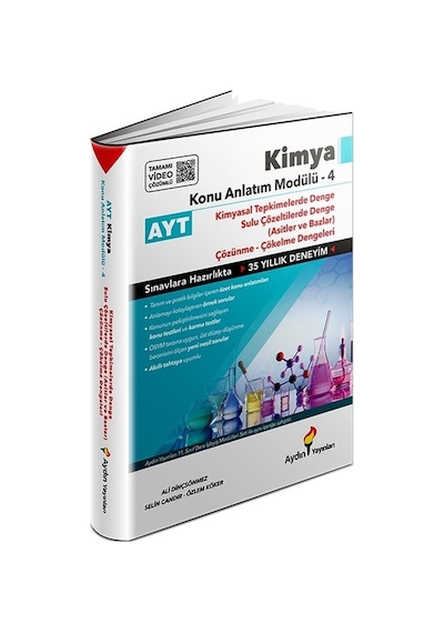 AYT Kimya Konu Anlatım Modülü 4 (Kimyasal Tepkimelerde Denge) -  Aydın Yayınları