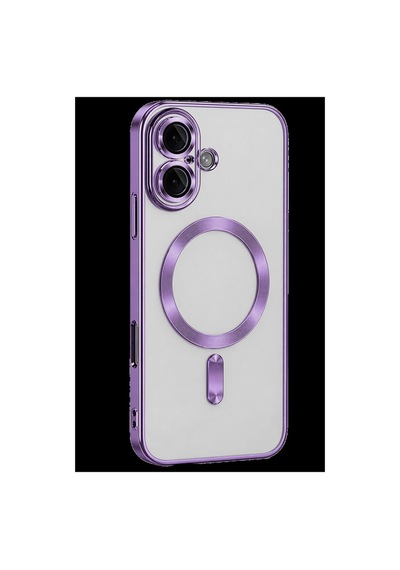 Apple iPhone Uyumlu,  16 Kılıf Kross Magneticsafe Kapak - Mor